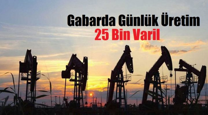 Gabar’da günlük petrol üretimi 25 bin varile ulaştı